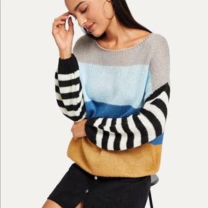 Color Block Sweater